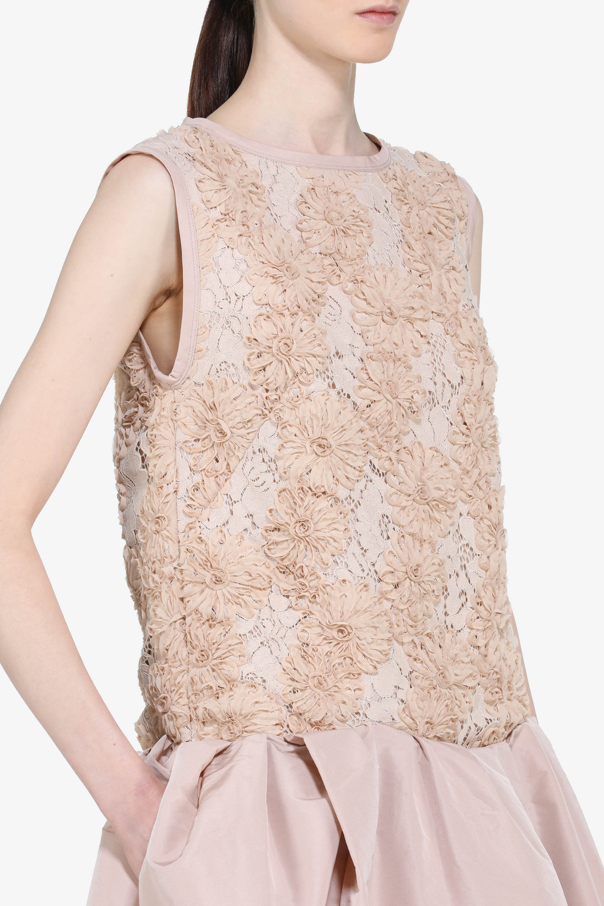 Abito al ginocchio con pizzo - Image 5