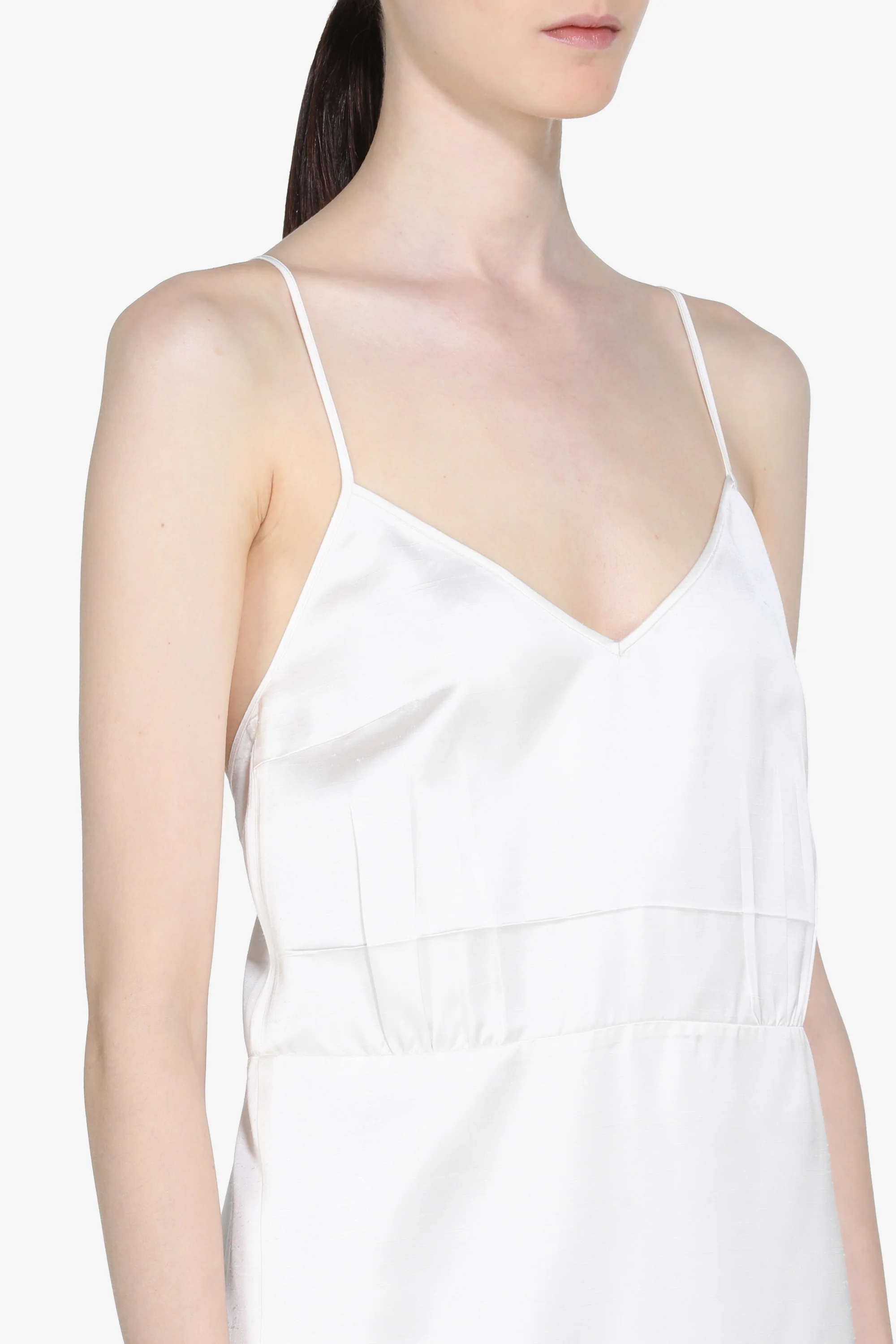 Abito lungo in raso - Image 5