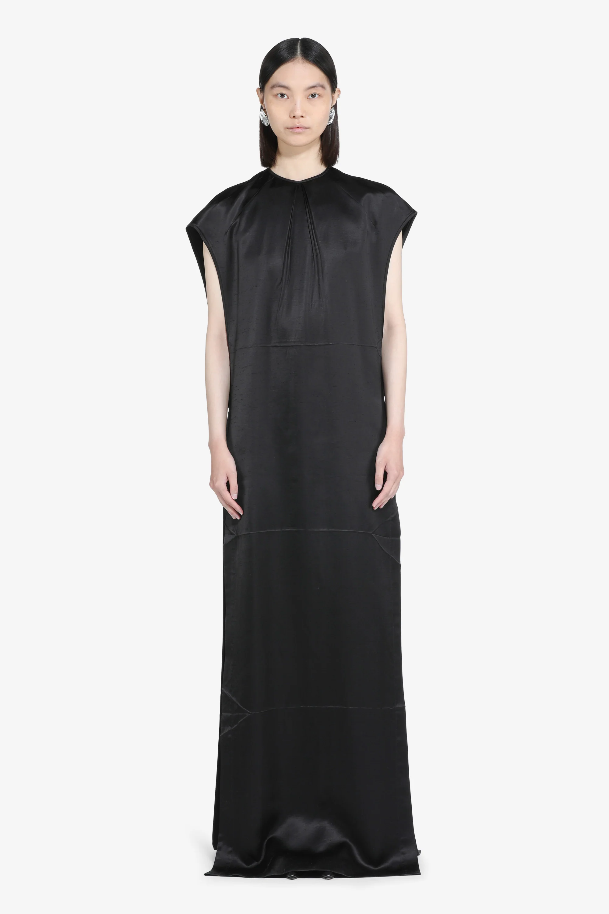 Abito tunica in shantung - Image 4