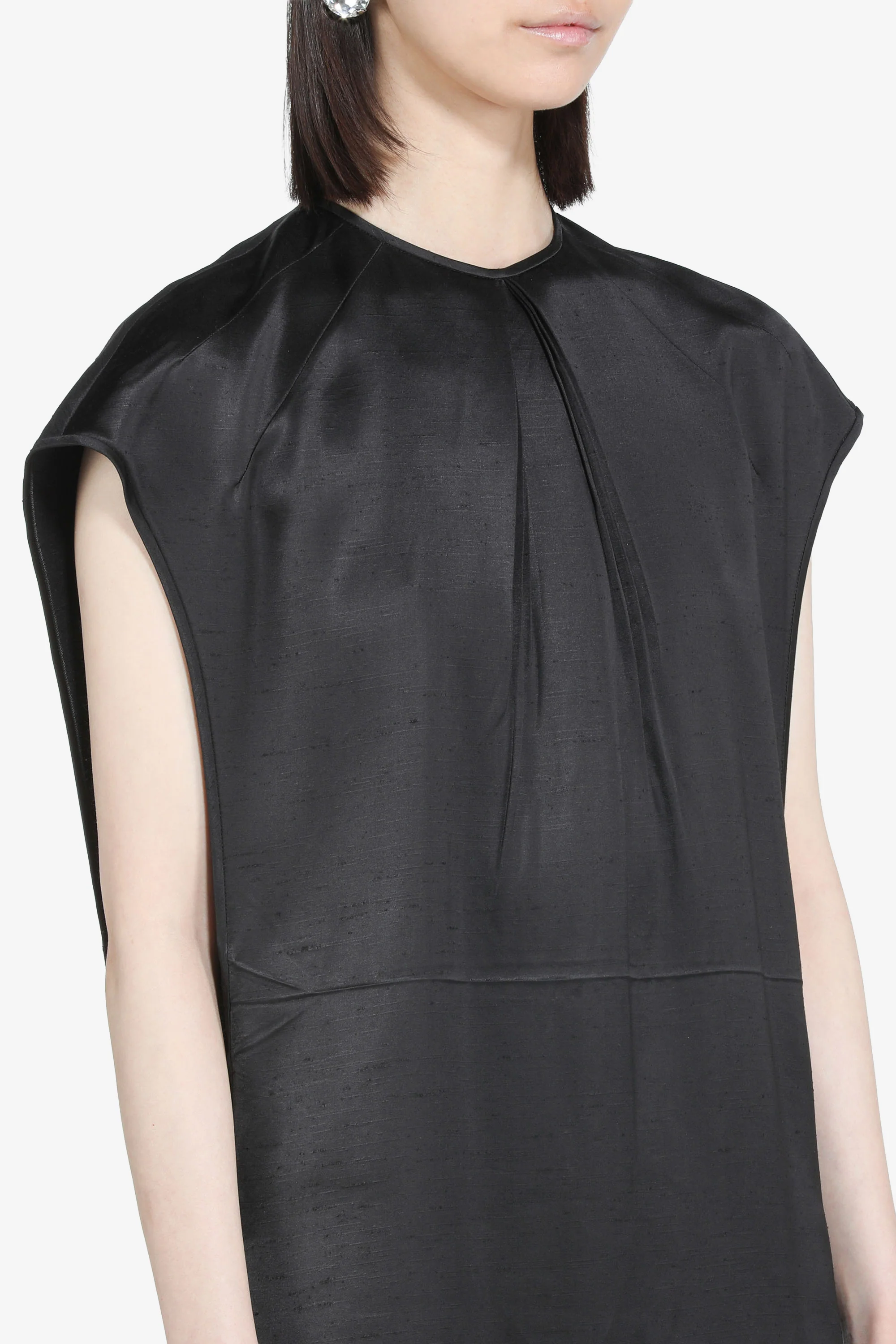 Abito tunica in shantung - Image 5