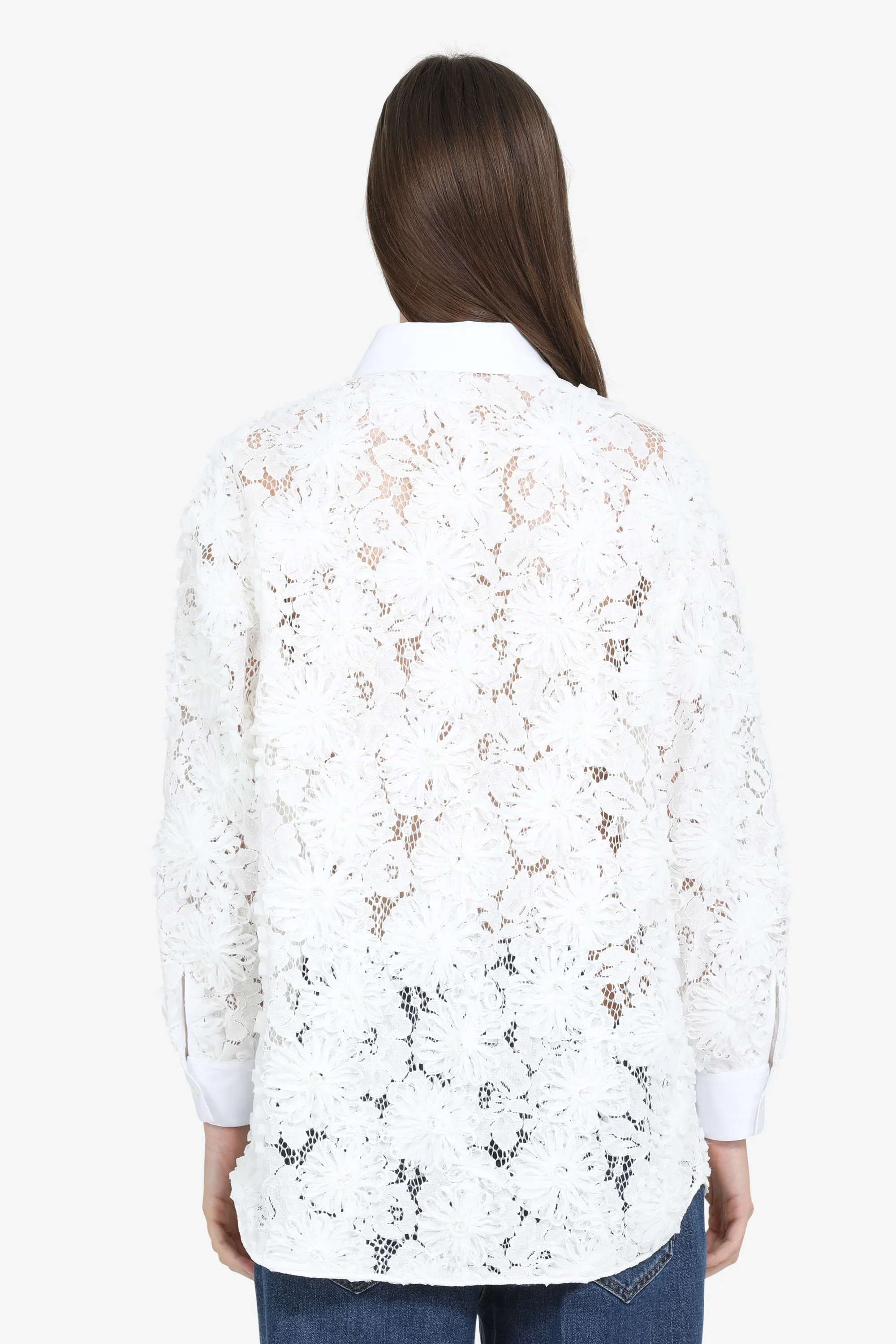 Camicia in pizzo con maniche lunghe - Image 3