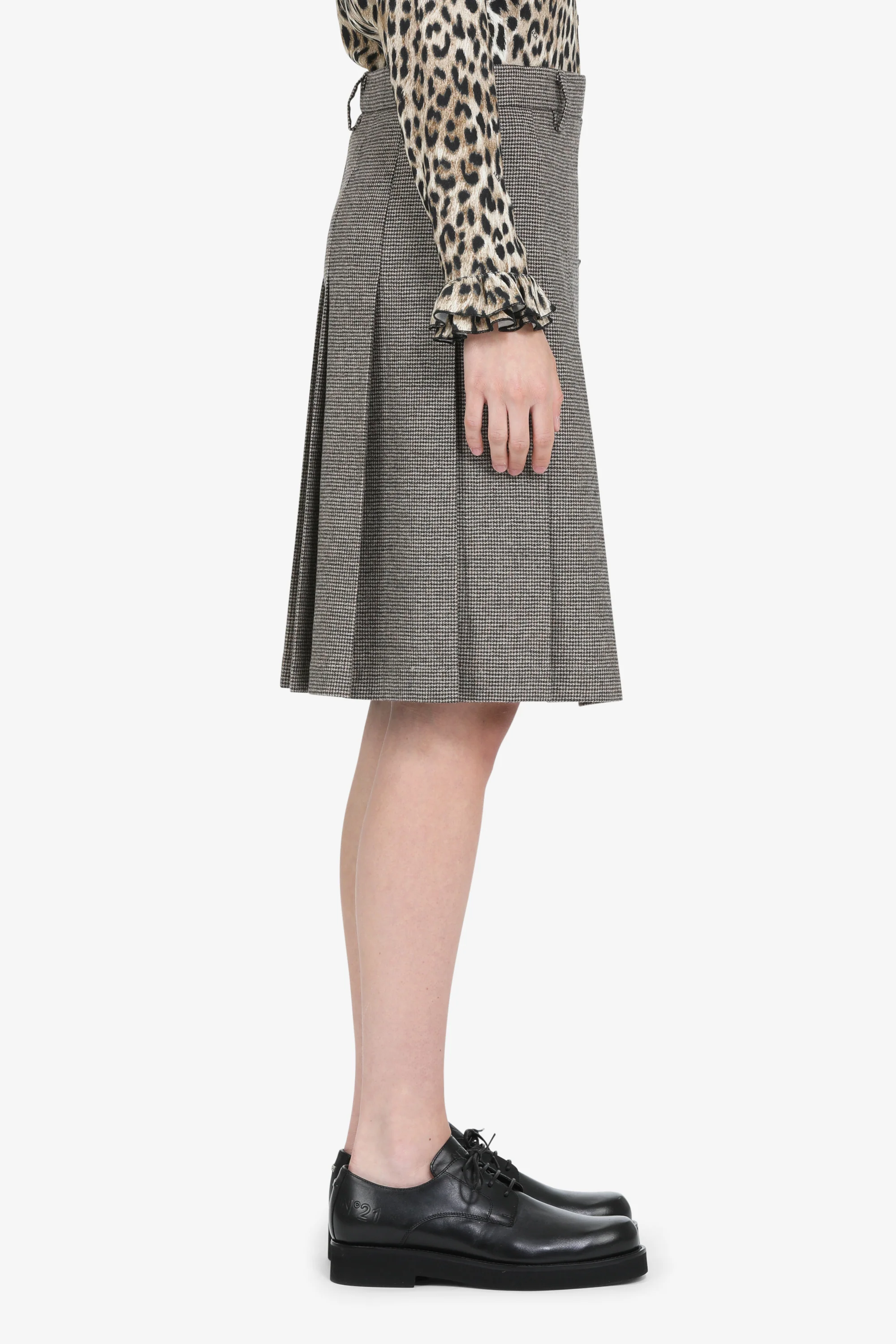 Gonna a pieghe sopra il ginocchio - Image 4