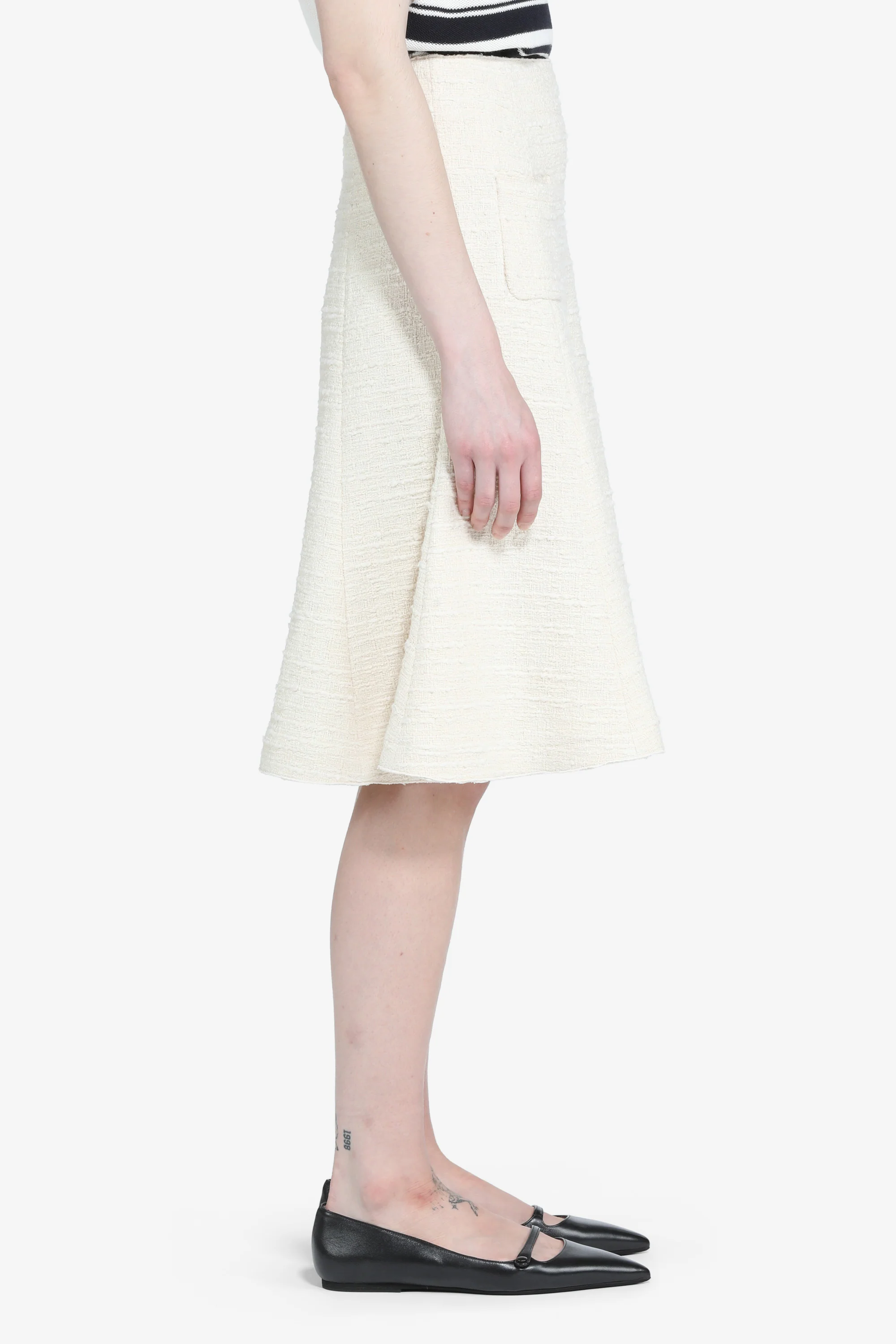 Gonna al ginocchio con taschine - Image 4