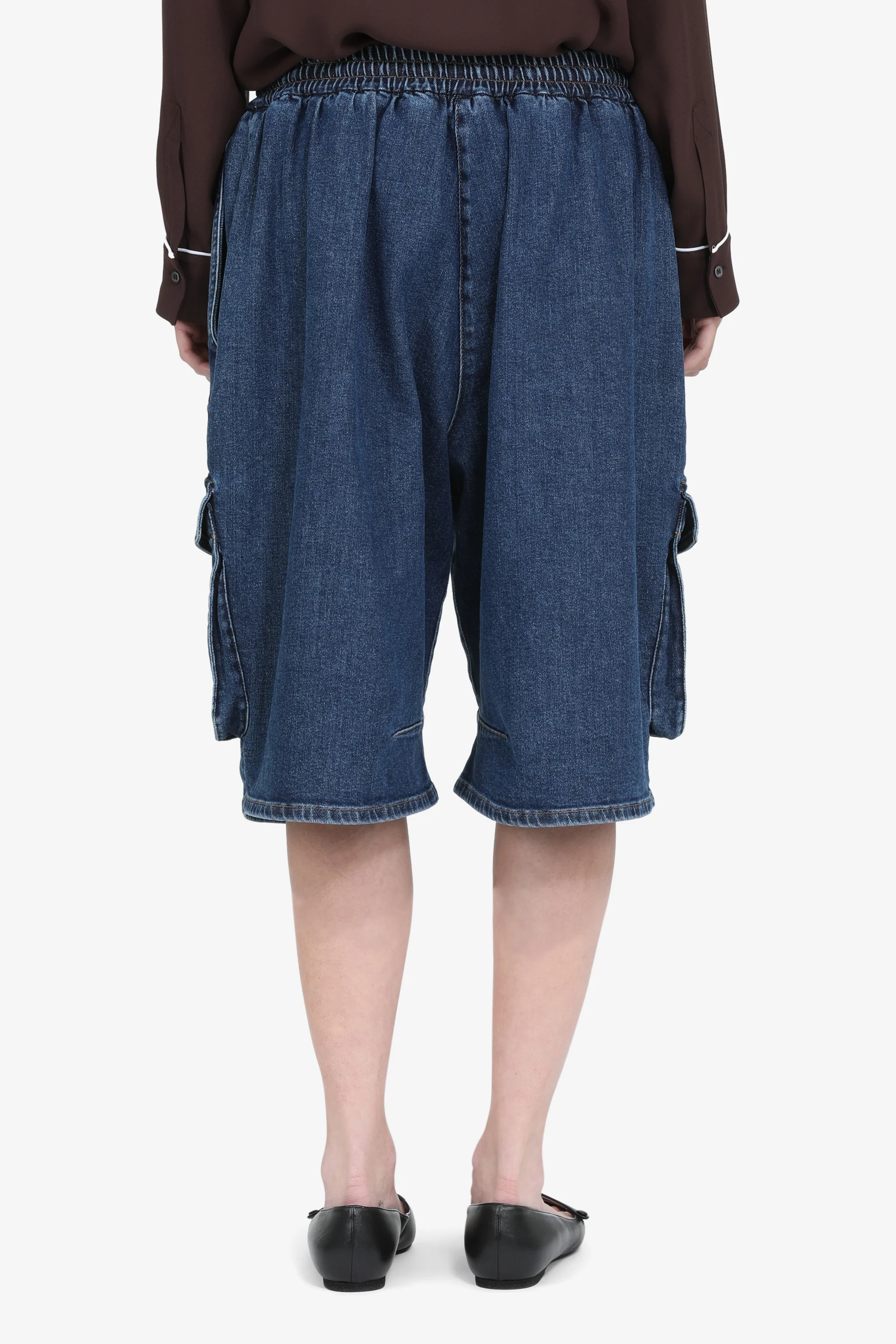 Pantalone in denim al ginocchio - Image 3