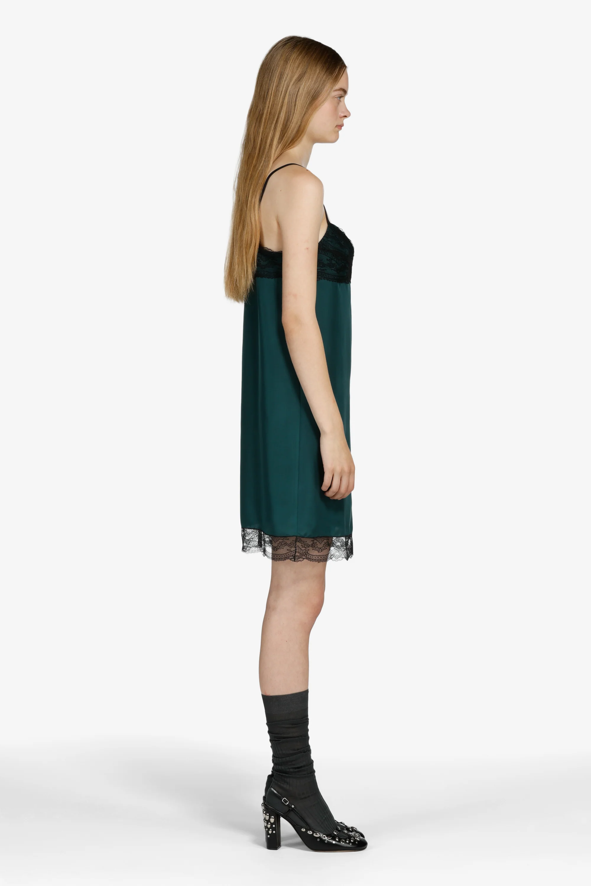 Slipdress con dettagli in pizzo - Image 3