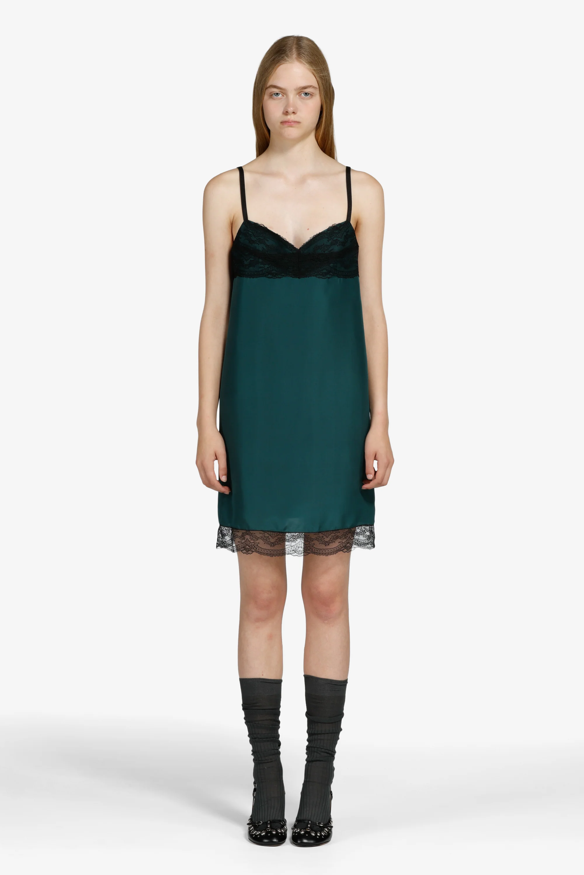 Slipdress con dettagli in pizzo - Image 4